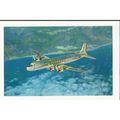 Aviation AMERICAN AIRLINES DC-7 Postcard by Col...