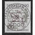GER 1990 100pf '500TH ANN OF EUROPEAN POSTAL SE...