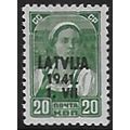 SG 4: 20 k. green Overprinted Definitive Stamp:...
