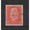 Germany.SG431 12pf Pres van Hindenburg (Orange)...