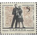 CANADA, Strength through Education, brown 1962, 5c