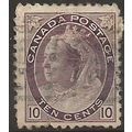 Canada 1902 SG169 10c Deep Brownish-Purple Good...