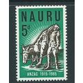 nauru stamps sg65 sg 65 mnh gallipoli landing