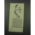 1959 American Cancer Society Ad - Don't Mention Word
