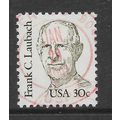USA 1980 GREAT AMERICANS 30c GREEN FRANK C LAUB...