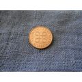 1968 FINLAND 1 PENNI COIN.