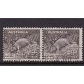 AUSTRALIA 1937 9d PLATYPUS USED PERF 14 X 15 PA...