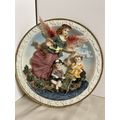 Vintage Guardian Angel watching over Children F...