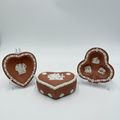 Wedgwood England Jasperware Terracota Trinket B...