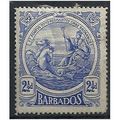 Barbados 1916 SG185 2 1/2d Deep Ultramarine Mou...