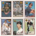 1989 Bowman Cleveland Indians team set 19 cards...