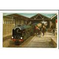 Kent NEW ROMNEY Blue Train Postcard by Salmon (...