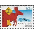 AUSTRALIA, MAMMALS, Baby Safety Capsule s/a, blue & red 2004, 50c