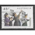 AUS 1994 45c 'CENTENARY OF WOMENS VOTE' FINE US...