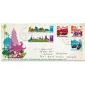 Singapore 1971 Tourism FDC Special Cancel writt...