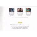 Switzerland 1995 Cinema PTT New Year card Bern ...