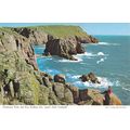 Pordenack Point & Enys Dodnan Isle Lands End Co...