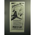 1943 WWII Perm-o-Flux Dynamic Headphones Ad