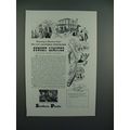 1954 Southern Pacific Sunset Limited Train Ad