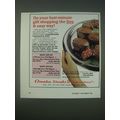 1989 Omaha Steaks Ad - Do your last-minute gift shopping