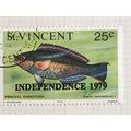 St Vincent 1979 Independence Marine Life 25c Pa...