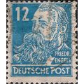 GERMANY, ALLIED, Friedrich Engels, blue 1948, 1...