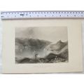 Vintage engraving: Entrance to the Black Sea fr...