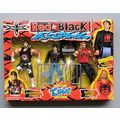 wwe wwf ljn classic superstars red & black atta...