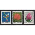 Taiwan Hyacinth Lily Bulbous Flowers 3v 1995 MN...