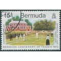 Bermuda 1973 15c Lawn Tennis Centenary SG300 used