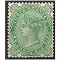 India 1897 SG104 2a6p Pale Blue-Green Mounted M...