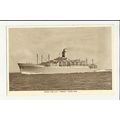 Orient Line SS ORSOVA Company Sepia Postcard