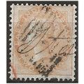 India 1865 SG61 2a Yellow Fine Used . .. .