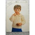 Vintage: Peter Pan P531 Cabled Sweater, DK