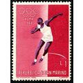 San Marino 1960 Olympic Games 1L Used Stamp Sport