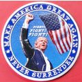 Trump Never Surrender. Challenge Coin. 1.50" Si...