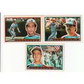 Three 1989 Topps Big Expos cards #19 Barberie, ...