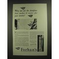 1930 Forhan's Toothpaste Ad - Easier for Your D...