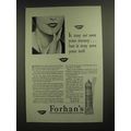 1930 Forhan's Toothpaste Ad - May Not Save Money