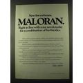 1973 CIBA-GEIGY Maloran Ad - New For Soybeans
