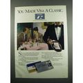1984 Classic VISA Cards Ad - You Made Visa a Classic