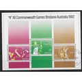 AUS 1982 'COMMONWEALTH GAMES' M/S FINE USED (EB...