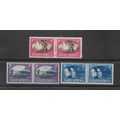 SouthAfrica.Victory set of 3 Pairs.Mounted Mint...