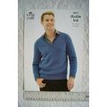 Vintage: King Cole 3271 sweater & cardigan, DK,...