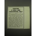 1957 Ex-Lax Laxative Ad - Fighting a cold - and constipated, too?
