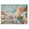 Unused Art Postcard - Road to The Sea - Raymond...