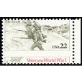 2154, Mint NH 22¢ With Perforation Shift Error ...