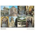 Granada Spain Multiview Postcard unused crease