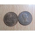 GB 1965 Elizabeth II Ship Half Penny Coin
