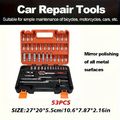 53pcs Professional Car Repair Tool Set – Portab...